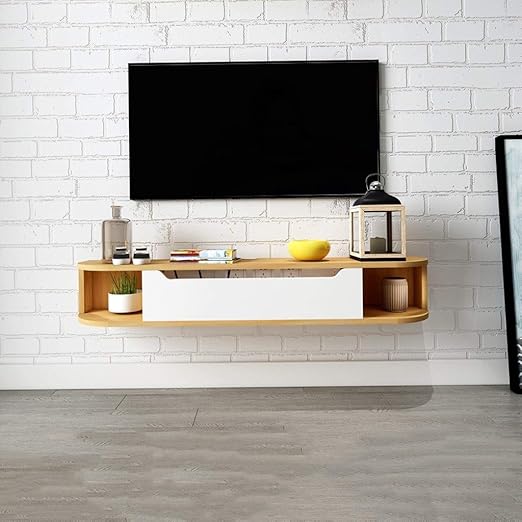 Amazon Com Floating Shelf Wall Tv Cabinet Modern Tv Stand Console