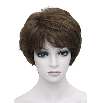 Amazon Com Wiginway Lady Women Short Syntheic Natural Wave Wigs