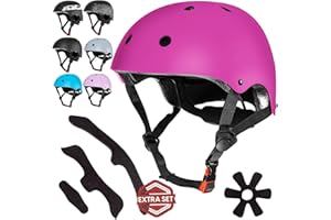 MhIL Adults & Kids Bike Helmets for Men Women – Adjustable Certified Kids Helmet for Boys Girls, Bicycle Toddler Helmets for Skateboard Scooter Cycling Multi-Sport Helmets for Toddlers, Kids & Adults
