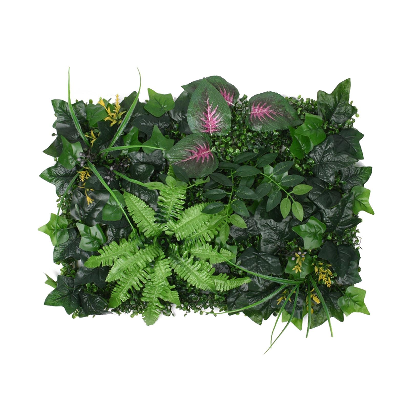 Artificial Hedges Panels Garden Privacy Screening, Premium Artificial Privacy & Protective Screens - Faux Plant Wall Backdrop for Home Garden Backyard Wedding Decoration, 60×40cm (A)