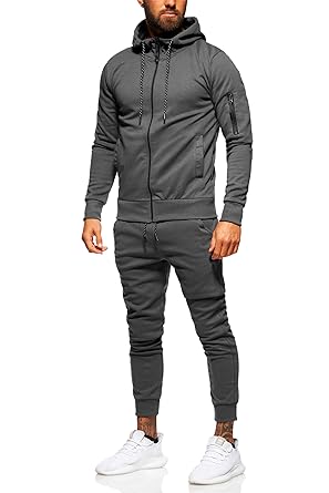 behype. Herren Basic Sportanzug Trainingsanzug Jogginganzug 70-1113