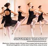 sularpek Invisible Hair Nets 35pc Brown Elastic Edge Mesh for Ballet Dancer view 6