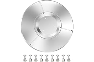 NUPICK Patio Heater Reflector Shield, 33" Propane Outdoor Heaters Replacement Part, Aluminum Heat Reflector Shield Top for Propane Outdoor Heaters