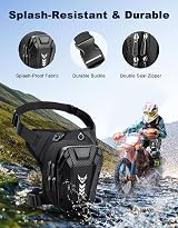 Rolgno Drop Leg Bag Expandable EVA Hardshell Reflective Strap Adjustable view 2