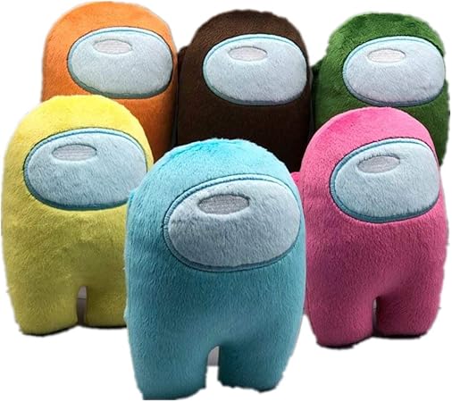 Amazon ぬいぐるみ クルーメイト ぬいぐるみ 宇宙飛行士ゲーム ぬいぐるみ 音楽 かわいいぬいぐるみ かわいい赤 小さなぬいぐるみ 6個セット 6色セット 1 ぬいぐるみ おもちゃ