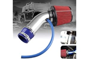 RYANSTAR RACING Cold Air Intake Pipe, 76mm 3 Inch Universal compatible with Performance Car Cold Air Intake Turbo Filter Alum