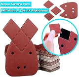 Taspire 60pcs Black & Decker Mouse Sander Pads 140mm 40/60/80/120/180/240 view 5
