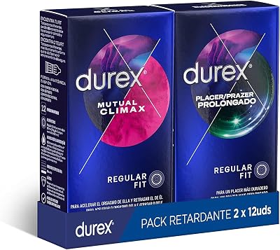 Lot de 24 préservatifs pour plaisir prolongé + mutuel Climax
