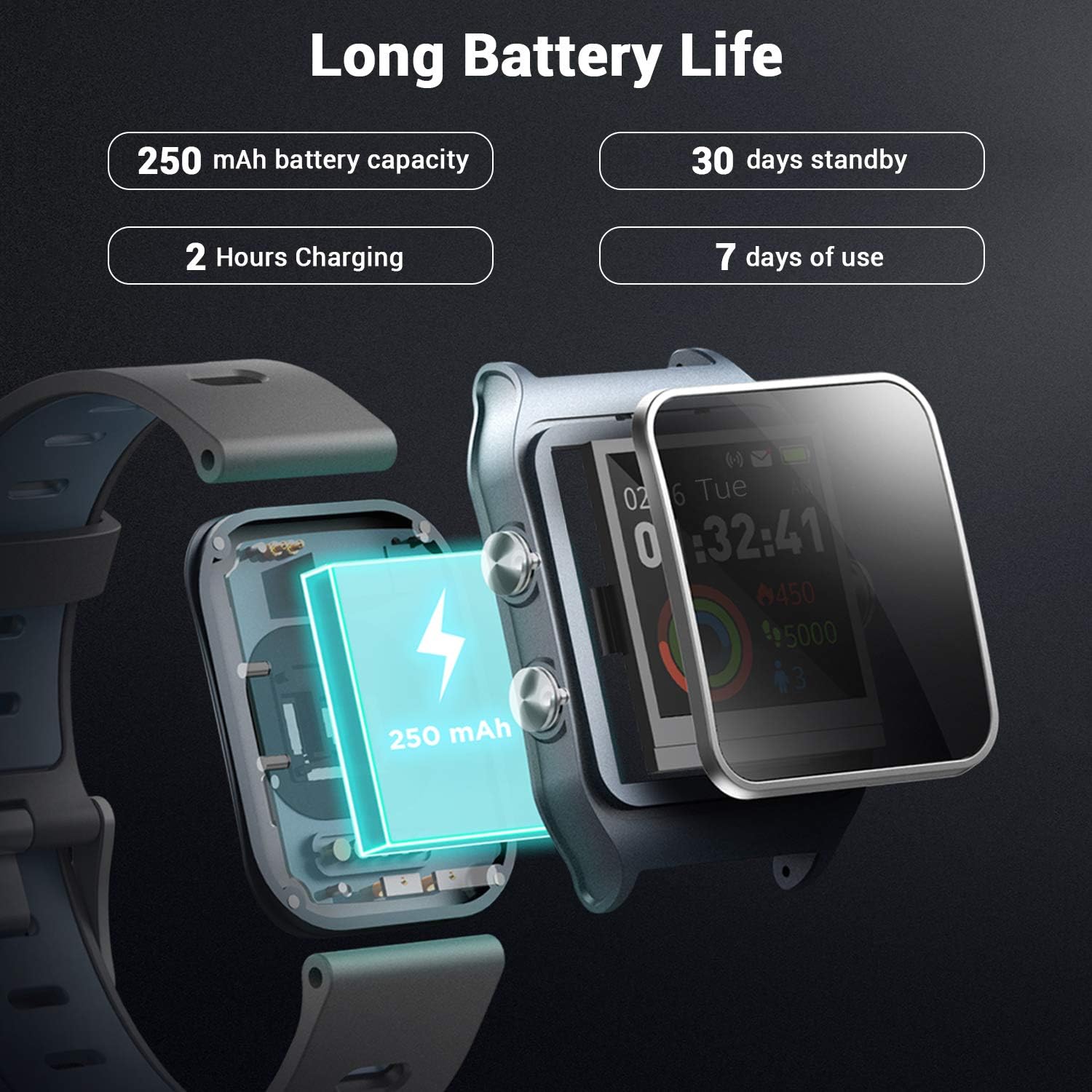 smart wrist watch w2