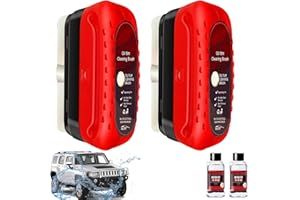 oddmmo Automotive Oil Film Cleaning Brush with 2 Extra Cleaner, 2024 Upgraded Glass Oil Film Remover Brush for Car, Hydrophobic Glass Coating Oil Film Remover for Windshield, Glass Cleaning Board