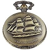 Whodoit Fashion Sailing Art Carved Quartz Pocket