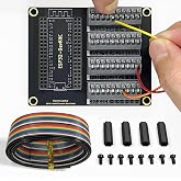 ElectroCookie ESP32 Terminal Block Shield Kit, Compatible for ESP32-DevKitC, Push-in Simple Spring Connector Expansion PCB Module