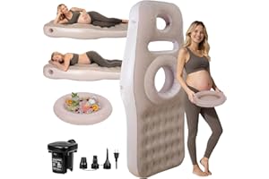 Inflatable Pregnancy Pillow with Belly & Head Hole, Prone Pregnancy Pillow for Stomach Sleepers, Belly Pillow Pregnancy Mattr