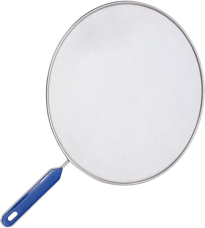Jodsen Stainless Steel Splatter Screen Frying Pan Guard 29cm Fine Mesh Silicone