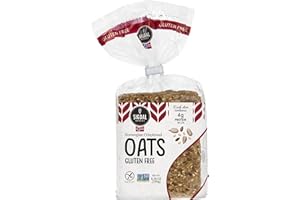 Sigdal Bakeri Gluten Free Oats | Norwegian Wholegrain Crispbread | All Natural, Non-GMO, 8.29 oz (235g) (Pack of 4)