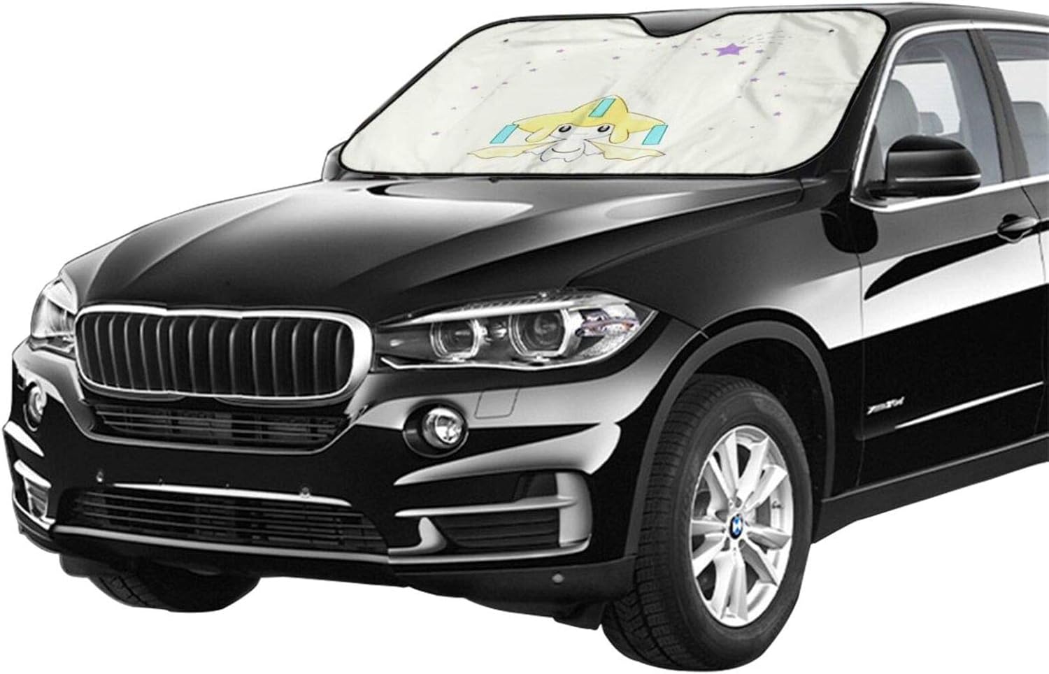 Amazon Danesi ジラーチ サンシェード 車 フロントサンシェード 遮光断熱 吸盤 日除け 紫外線対策 日除け キャラクター アニメ グッズ かわいい おしゃれ 車用品 １３０ ７０cm 車 バイク 車 バイク