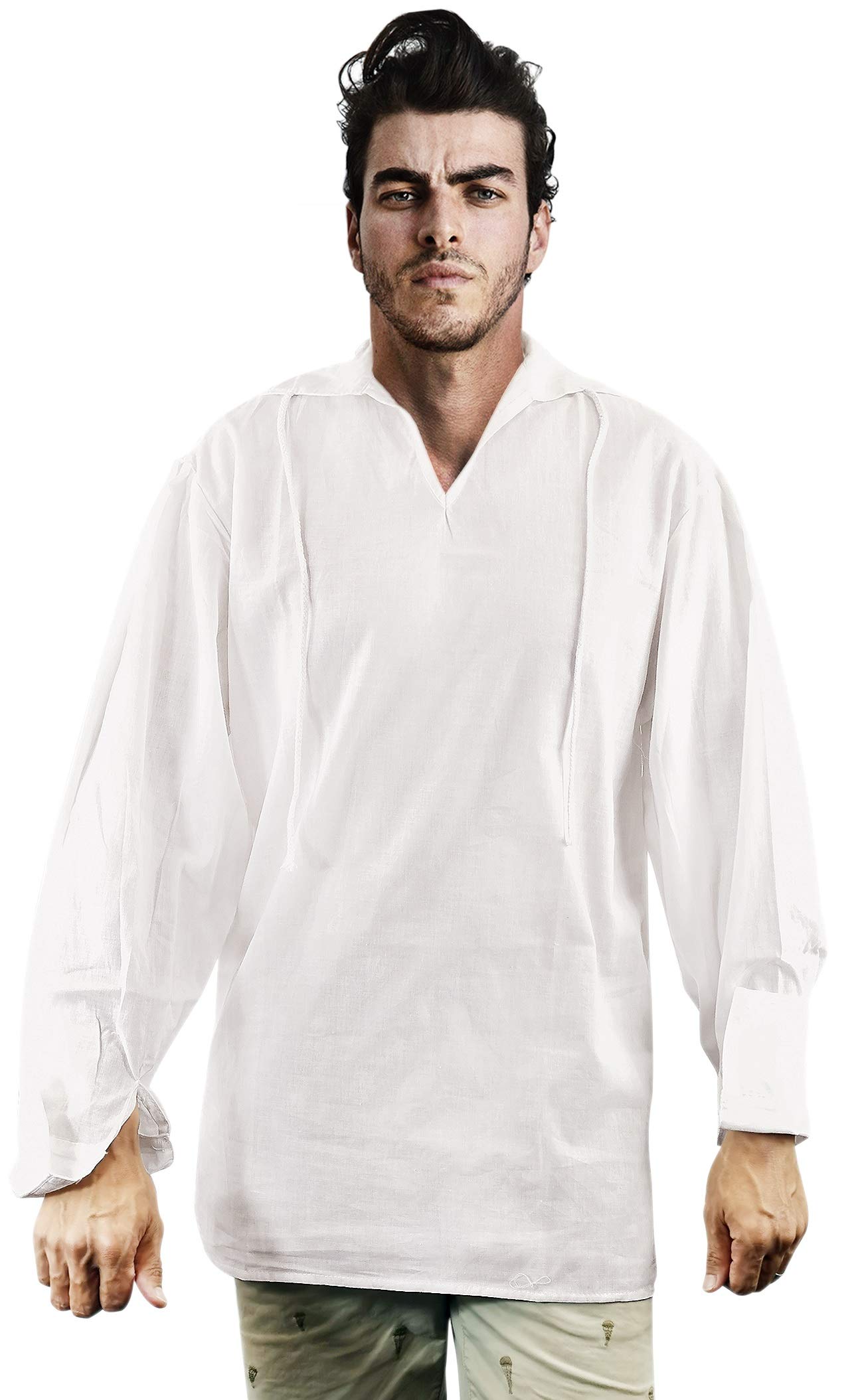 Exact Pirate Shirt Jack Sparrow Costume