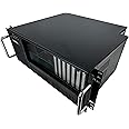 4U Server Chassis - Front I/O Access to PCI Cards - Rackmount Computer Enclosure - Compact 15" Depth Case (ATX, Micro ATX, Mini-ITX) 7X Full Expansion Slots - 8 Bays: 2X 5.25 6X 3.5 - Tupavco TP1842