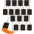 Bates- Foam Paint Brushes, 2 Inch, 16 Pack, Wooden Handle | for Painting, Staining, Varnish, Glue Application and DIY Crafts 