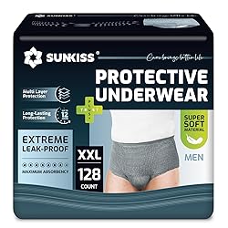 SUNKISS Incontinence Underwear for Men, Daytime