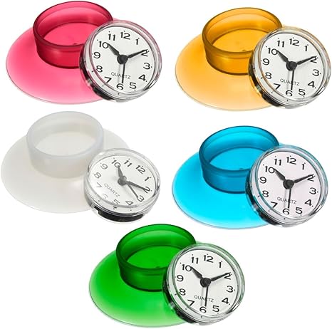 Amazon Co Jp Amzmonnsuta 防水 壁時計 吸盤カップ タイマー お風呂 キッチン バスルーム シャワークロック ホーム キッチン