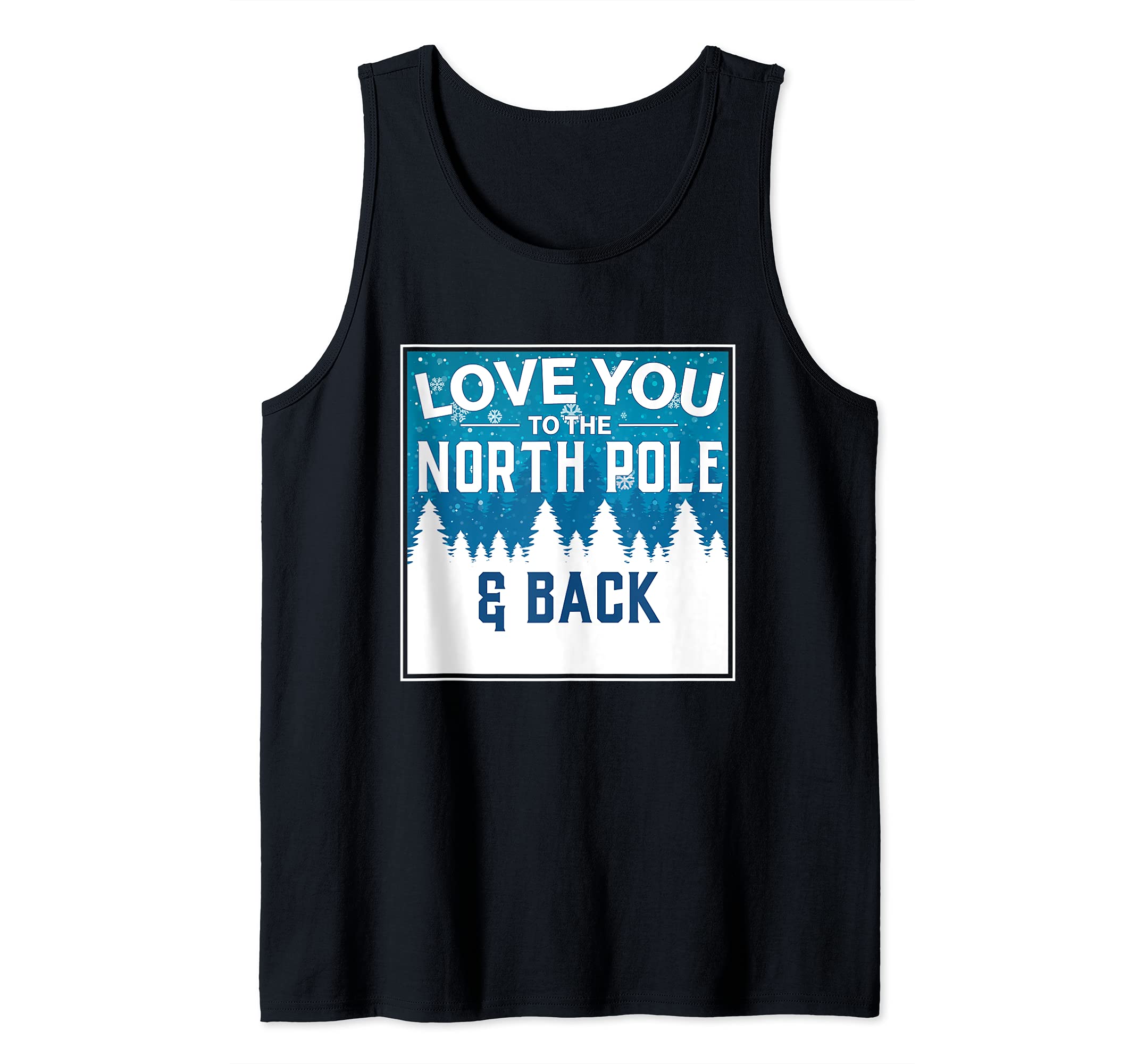 Love you to the north pole and back lovebug design Tank Top
