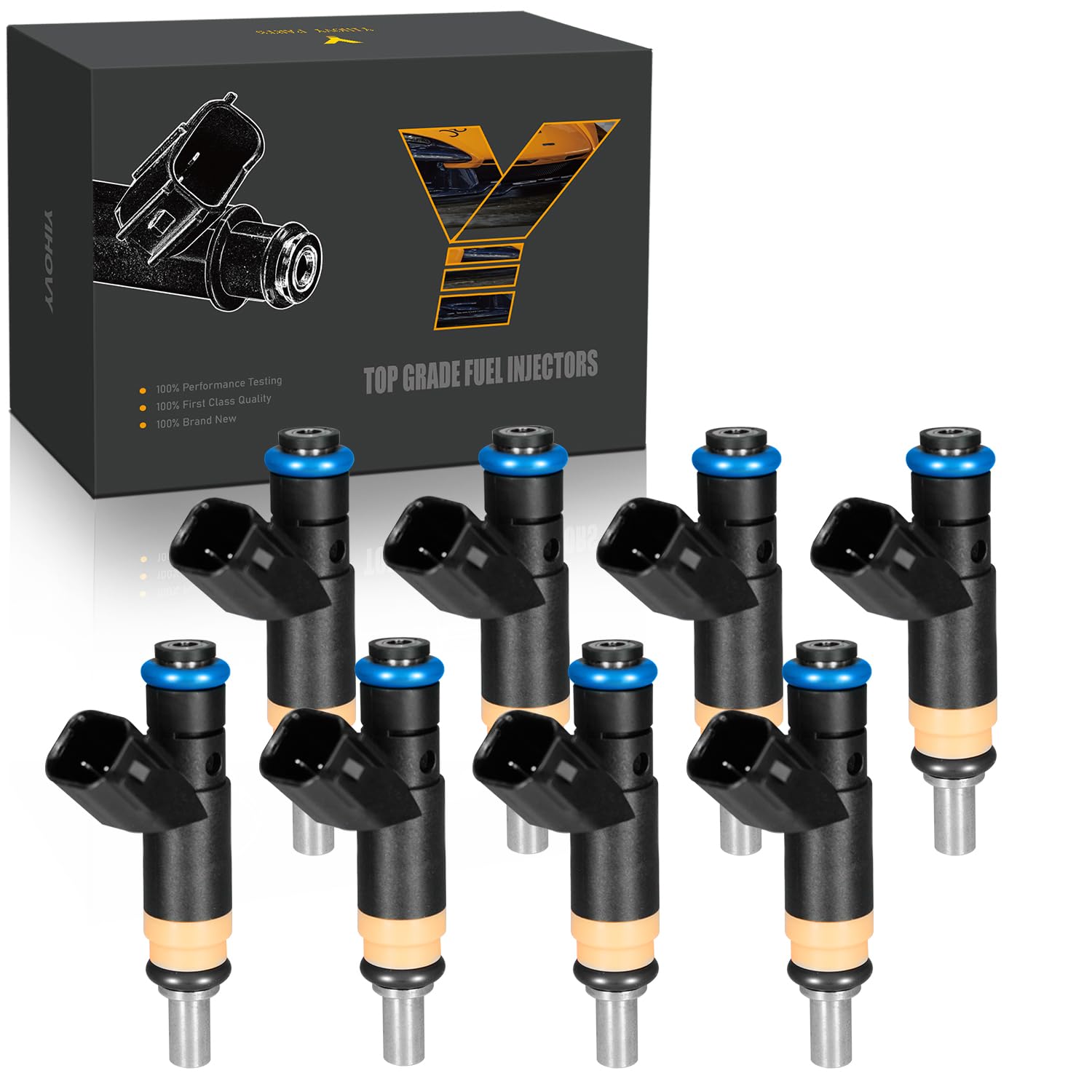 Photo 1 of YIHOVY Fuel Injectors 05037479AA fit for Ram 2011-2016 1500 2018 1500 2011-2017 2500 2011-2017 3500 V8 5.7L, fit for 2005-2016 300, fit for Dodge Challenger Charger Durango Magnum, fit for Jeep (8)