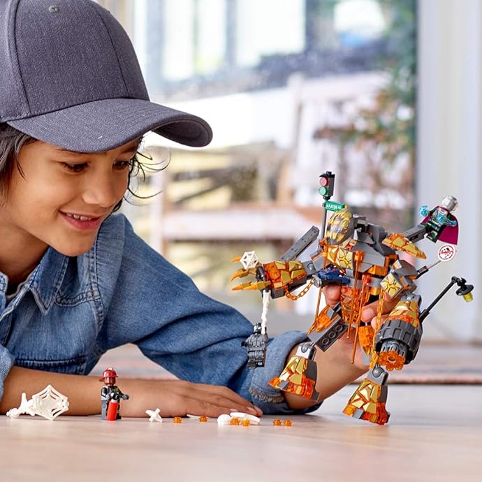 LEGO 乐高 76128 漫威蜘蛛侠系列 融火人之战 积木玩具 8折$23.99 海淘转运到手约￥200