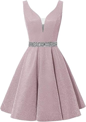 dusty rose homecoming dresses
