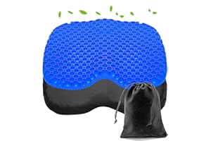 Dinghao Anti-Slip Kayak Gel Seat Cushion Waterproof Thick Kayak Seat Pad U-Shape Breathable Gel Seat Cushion with Non-Slip Co
