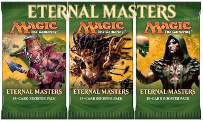 Amazon Com 3 Three Packs Of Magic The Gathering Eternal Master S Booster Packs Ema 3 Pack Lot Toys Games