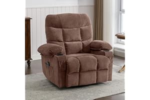 BOSMILLER Power Lift Recliner Chair for Elderly with Heat and Vibration Massage Recliner Chair with USB Charge Port for Living Room- Infinite Position, Side Pocket