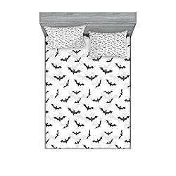 Lunarable Goth Fitted Sheet & Pillow Sham