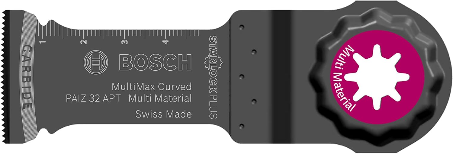 Bosch Professional 2609256F01 PAIZ 32 APT Carbide Diving Blade Starlock Accessories, Black
