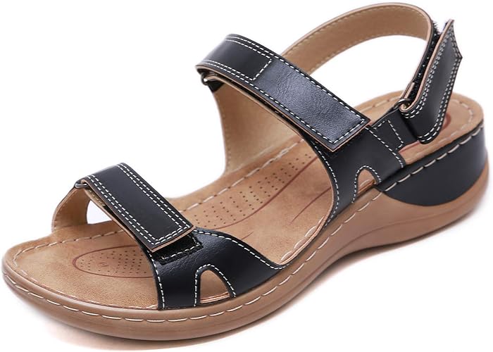 amazon wide fit wedge sandals