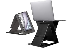 MOFT Folding Laptop Stand Lap Desk, Portable & Mini Computer Stand Laptop Desk for Travel and Home Office, Ergonomic Design w