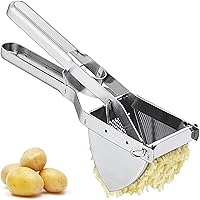 MyLifeUNIT Potato Ricer, Stainless Steel Potato Masher & Squeezer, Extra Large Capacity Ricer for Mashed Potatoes, Ergonomic 
