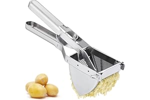 MyLifeUNIT Potato Ricer, Stainless Steel Potato Masher & Squeezer, Extra Large Capacity Ricer for Mashed Potatoes, Ergonomic 