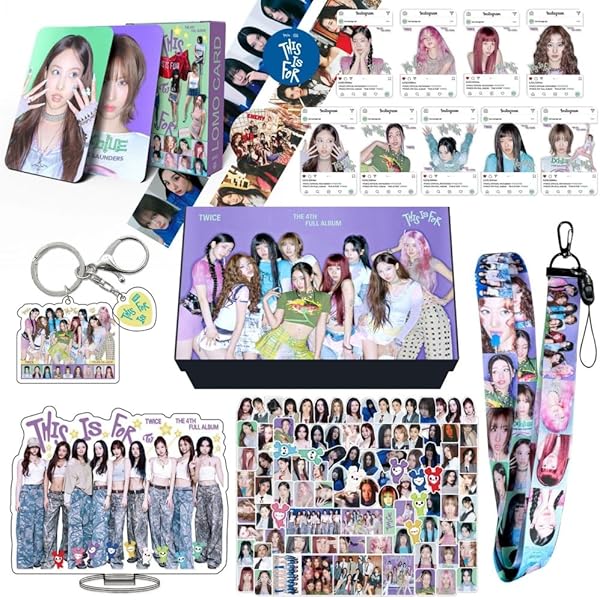 Amazon.com: WGEEEY Kpop Twice Gifts Set, Twice Photocard, Stickers