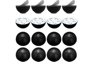 1.25" Silicone Hemisphere Bumpers Isolation Feet, 16Pack Non Skid Speaker Isolation Pads,for Small Speaker Spikes,Turntable I