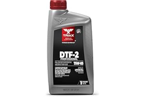 TRIAX DTF-2 Professional 75W-85 GL-5 Full Synthetic Differential & Drivetrain Fluid | Limited Slip Ready | Compatible with BMW, Dodge, Ford, GM, Jeep, Lexus, MB, Nissan & Toyota (1 Quart)