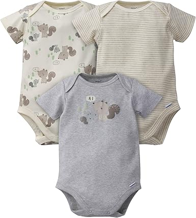 organic short sleeve onesies