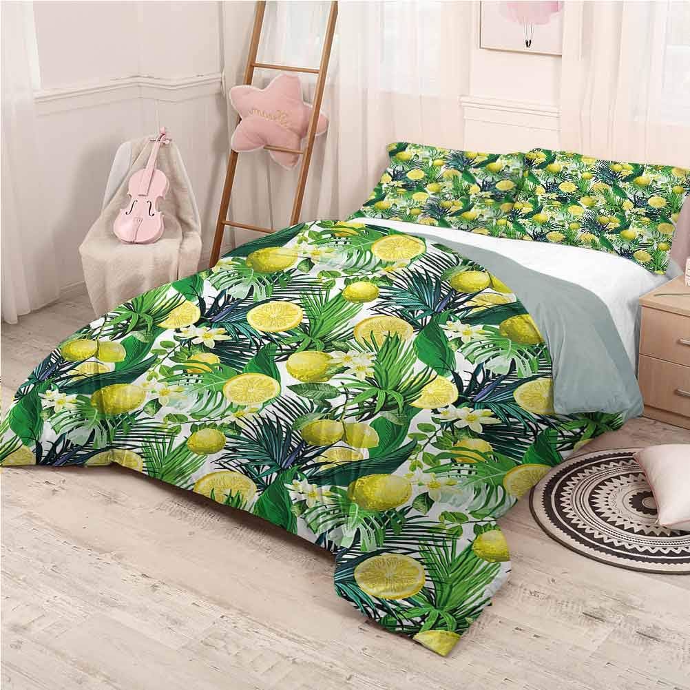 Nature Bedding Sets Queen, Washed Microfiber 3 Piece