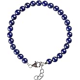 Hey Kasery Elegant Lapis Lazuli Beaded Adjustable Bracelet for Women - Exquisite Handmade lapis lazuli bracelet