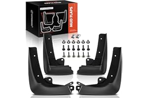 A-Premium Set of 4PCS Mud Flaps Splash Guards Mudguards Mudflaps with Hardware Accessories Compatible with Tesla Model X 2022