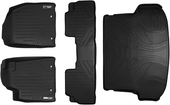 Amazon Com Maxliner Floor Mats 2 Rows And Cargo Liner Set Black