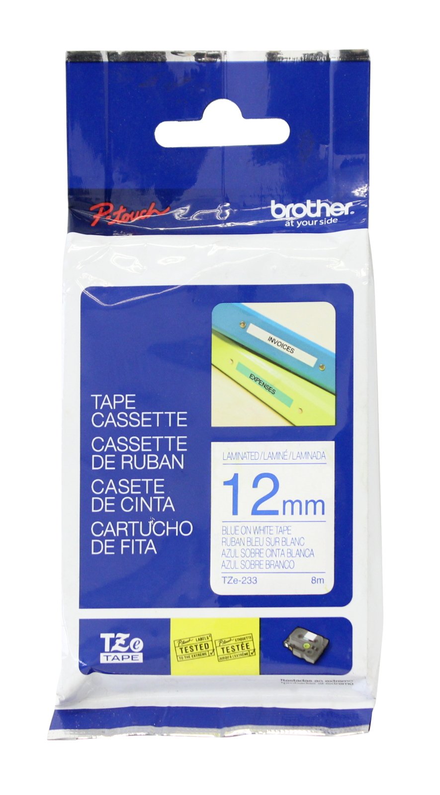 Brother - Labels - laminated tape - Roll (1.2 cm) - 1 pcs.