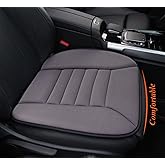kingphenix Car Seat Cushion with 1.2inch Comfort Memory Foam, Seat Cushion for Car and Office Chair (Dark Grey)