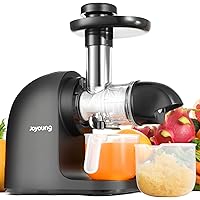 JOYOUNG Slow Juicer Machines Ceramic Auger, Slow Masticating Juicer Machines, Cold Press Juicer, Slow Juicer, Easy to Clean,