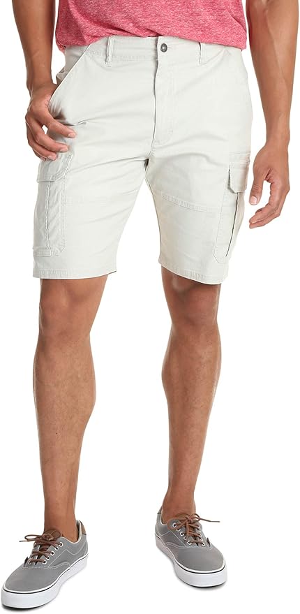 wrangler men's cargo short with stretch
